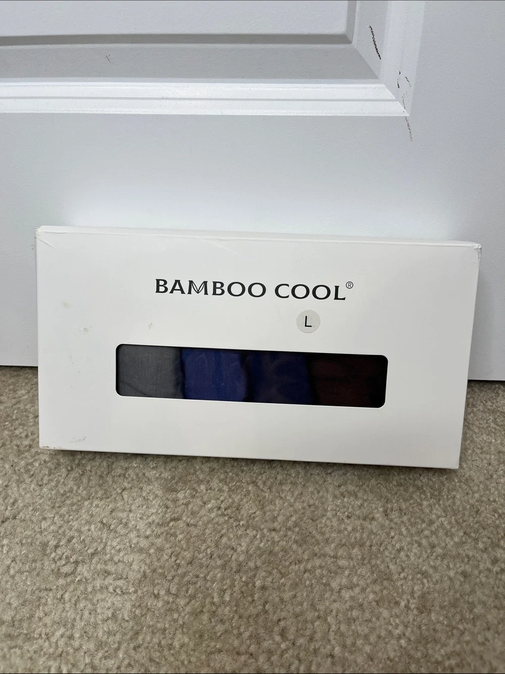 BAMBOO Cool Men's Boxer Underwear - Set of 6 Pair - NWT Large